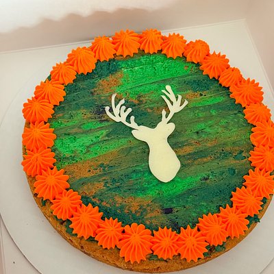 Single 8” Round Custom Cookie Cake 