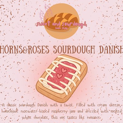 Thorns & Roses Sourdough Danish 4ct