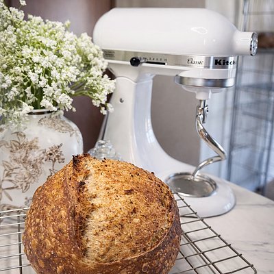 Everything Seasoned And Seeded Artisan Sourdough