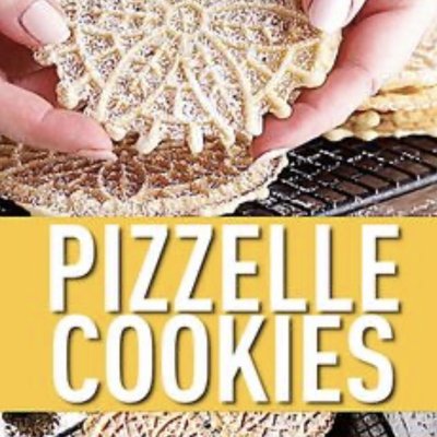 Galletas Pizzelle Vainilla 