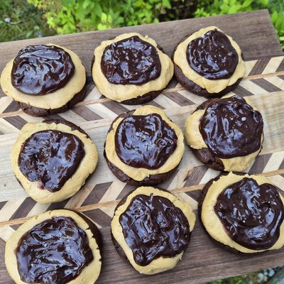 Buckeye Brownie Cookie