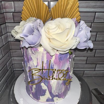 Decorated 6 Inch Cake - 3 Layers