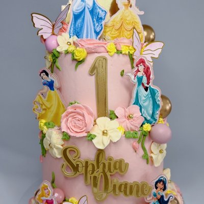 6” & 8” 2 Tier Cake