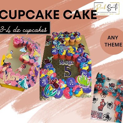 Numbered Cupcake Cake(1-9)