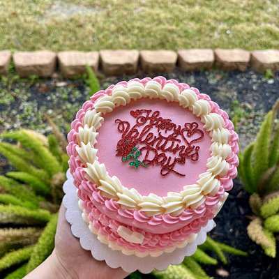 Mini 4” 2 Layer Circle Cake (smash Cake)