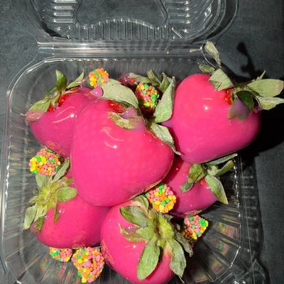 Medium Candied Strawberries 