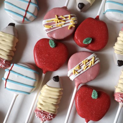 School Themed Cake Pops