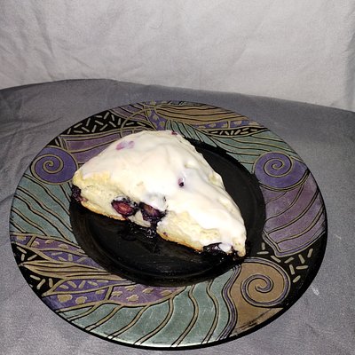 Sourdough Blueberry Scones With Lemon Glaze (2 Pack)