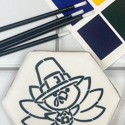 PYO Single Sugar Cookie - Thanksgiving Turkey