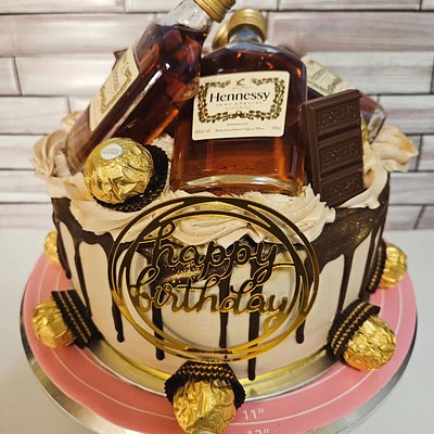 Chocolate Hennessy Cake