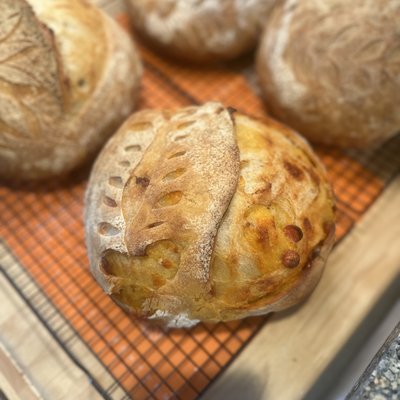 Pepperoni/Cheddar Sourdough Loaf