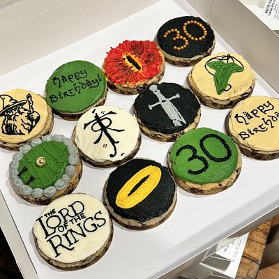 Mini Iced Cookie Cake Cookies