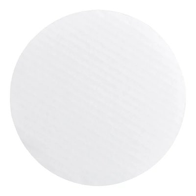 9" White Corrugated Grease-Resistant Cake Round Board 