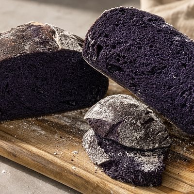 Ube Coconut Sourdough Loaf