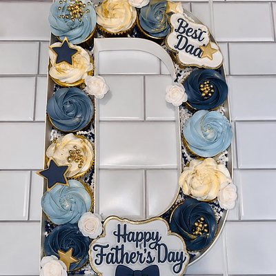 Father Day Cupcake Letter