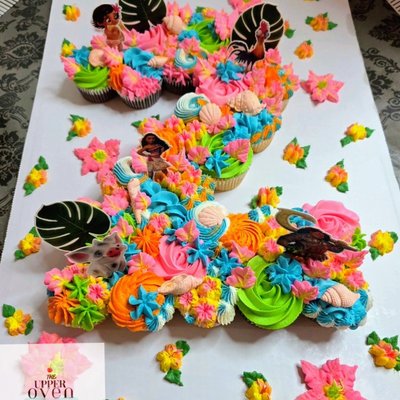   Moana Themed Cupcakes 
