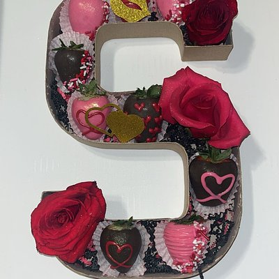 Chocolate Strawberry Letter Box