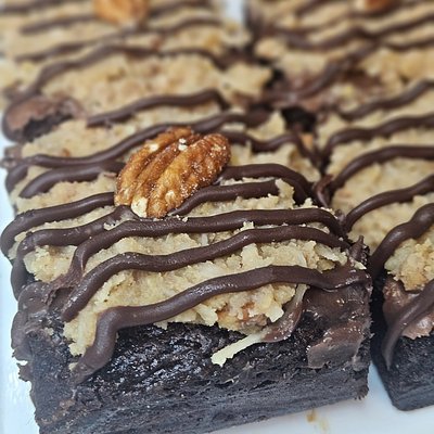 German Chocolate Brownies (6-Pack)