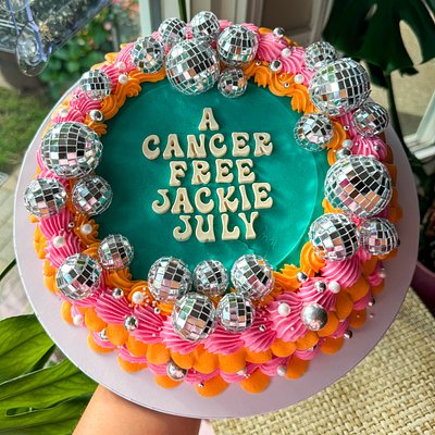 Single Layer Cookie Cake