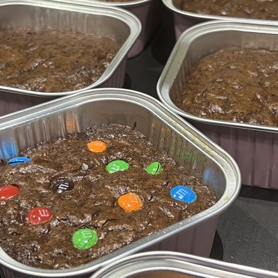 Fudge Brownie With M&Ms
