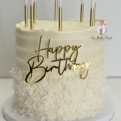 6 Inch Coconut Pineapple Cake