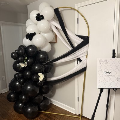 Custom Half Balloon Arch