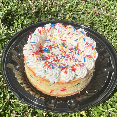 Birthday 🎉 Funfetti Cheesecake- Large 9” *Item Pictured Is a Small 7”*