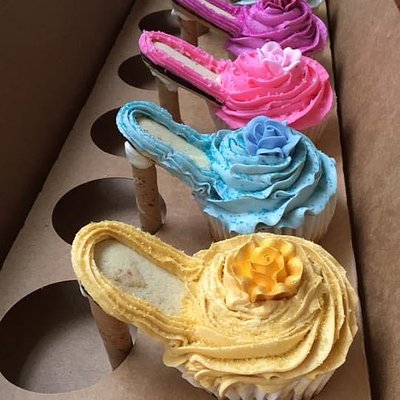 Half Dozen High Heal Cupcakes 