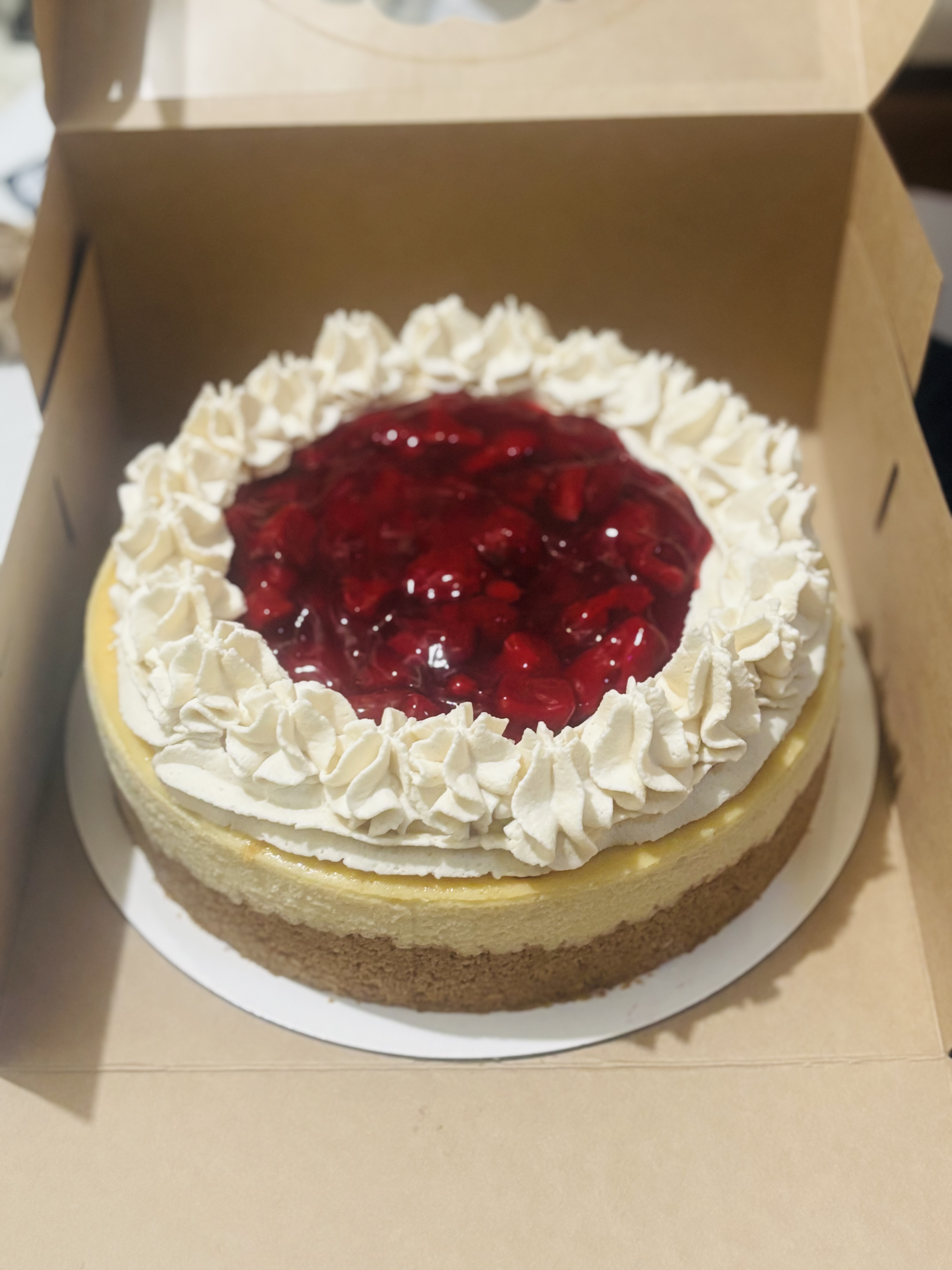 9” Strawberry Cheesecake