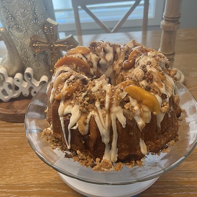 Peach Cobbler Pound Cake