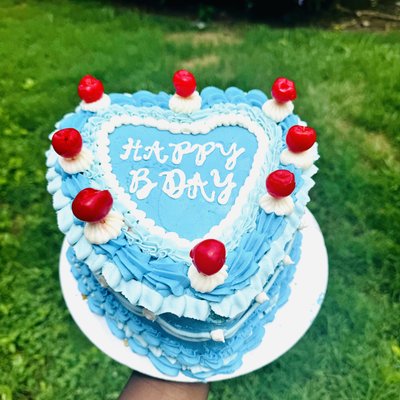 Heart Cake 8 Inch