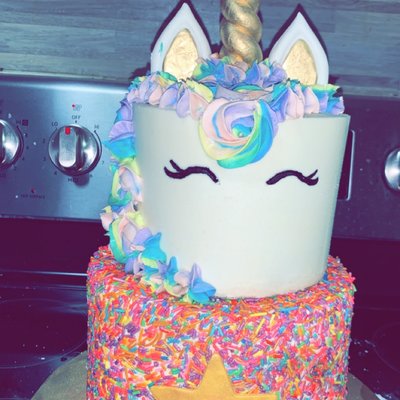 Two Tier Custom Cake