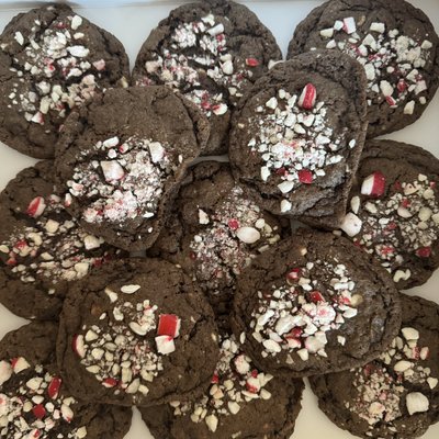 Triple Chocolate Peppermint Cookies 12ct