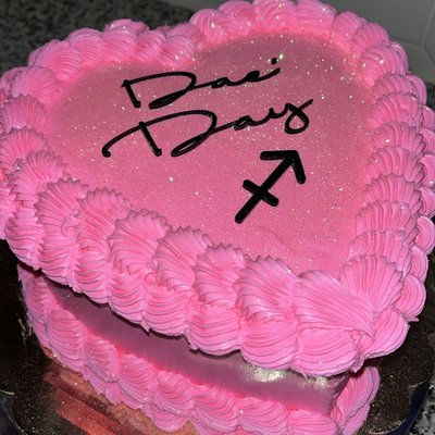 8” Heart Cake