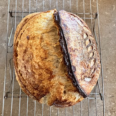 Pesto Garlic Sourdough