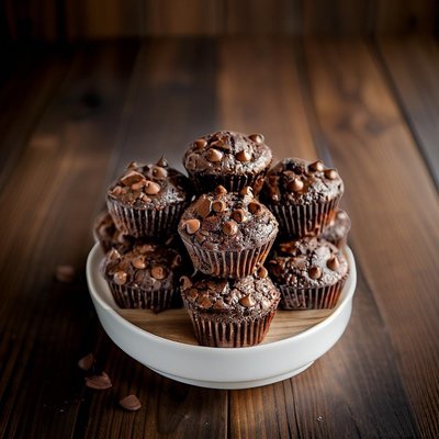 Triple Chocolate Muffins