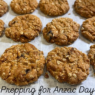 Cafe Australian Anzac Oat And Coconut Biscuits 