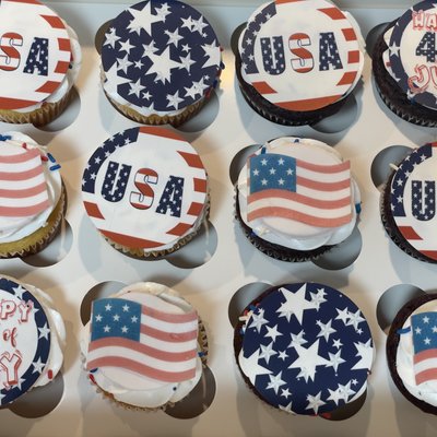 July 4th Cupcake 
