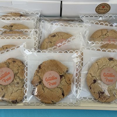 Gluten Free Toffee Nut Cookies