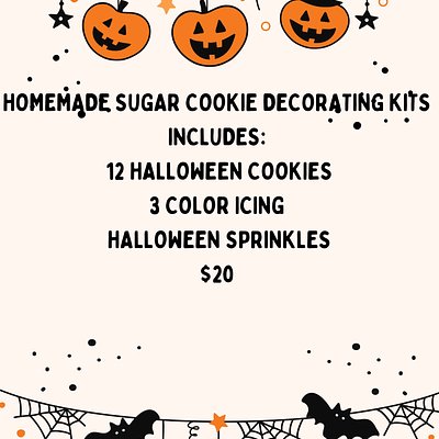Halloween Sugar Cookie Boxes 