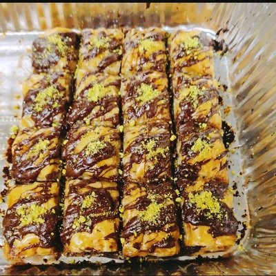 Half Tray Du-bye Chocolate Baklava 
