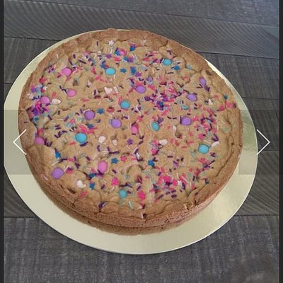 Chocolate Chip Cookie Cake Available Sizes 4,6,8,10,12 Inch 