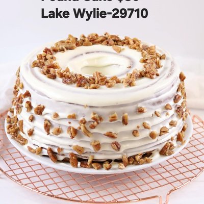 Mile High Maple Pecan Pound Cake