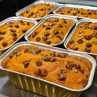 Chocolate Chip Pumpkin Bread - Small Loaf