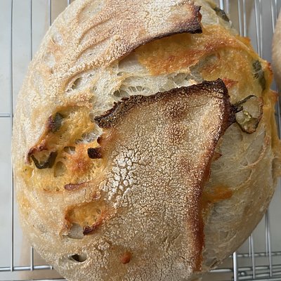 Organic Jalapeno Cheddar Sourdough 