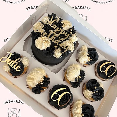 Bento Box Cake & 8 Cupcakes