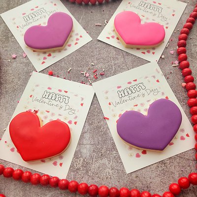 Valentine Cookie Card