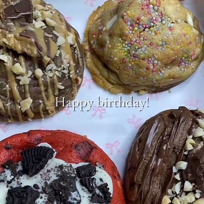 4 Pack Loaded Cookies Or Large Cookie Cups