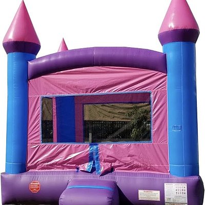 Pink Bounce House Castle