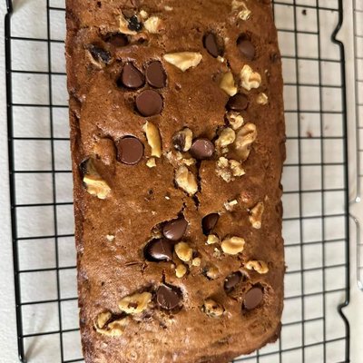 Chocolate Chip Walnut Banana Bread